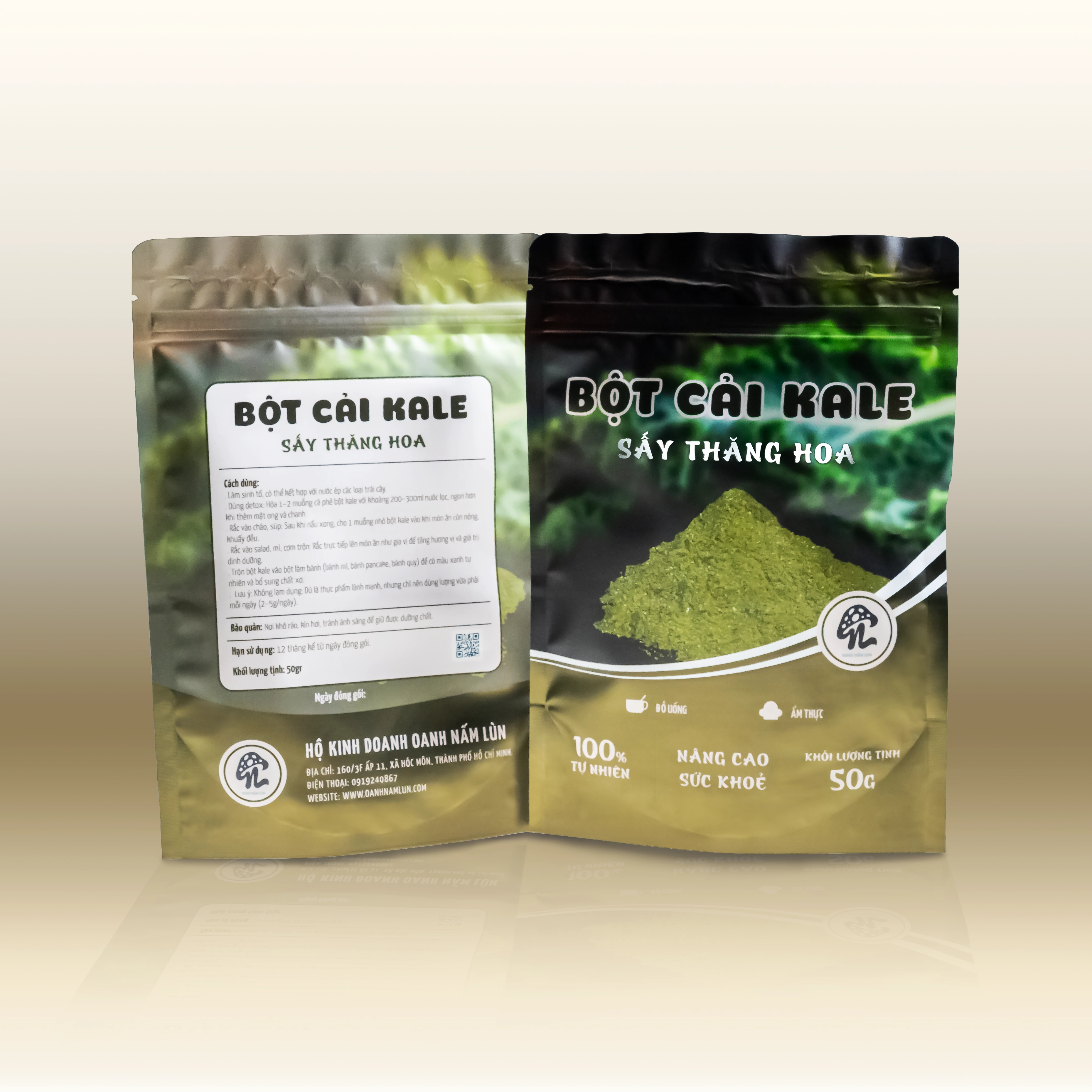 Bột cải KALE sấy thăng hoa (50g)