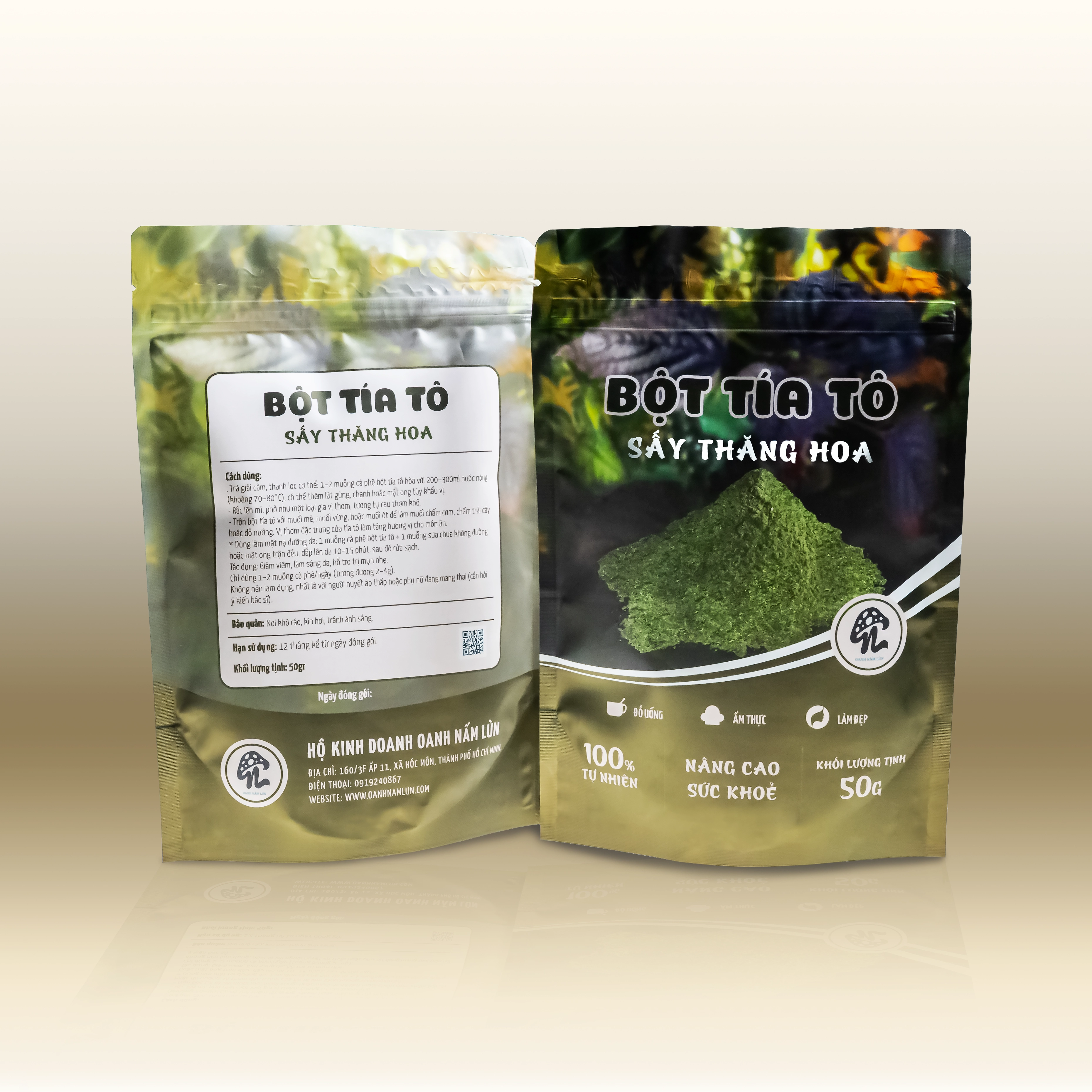 Bột tía tô sấy thăng hoa (50g)