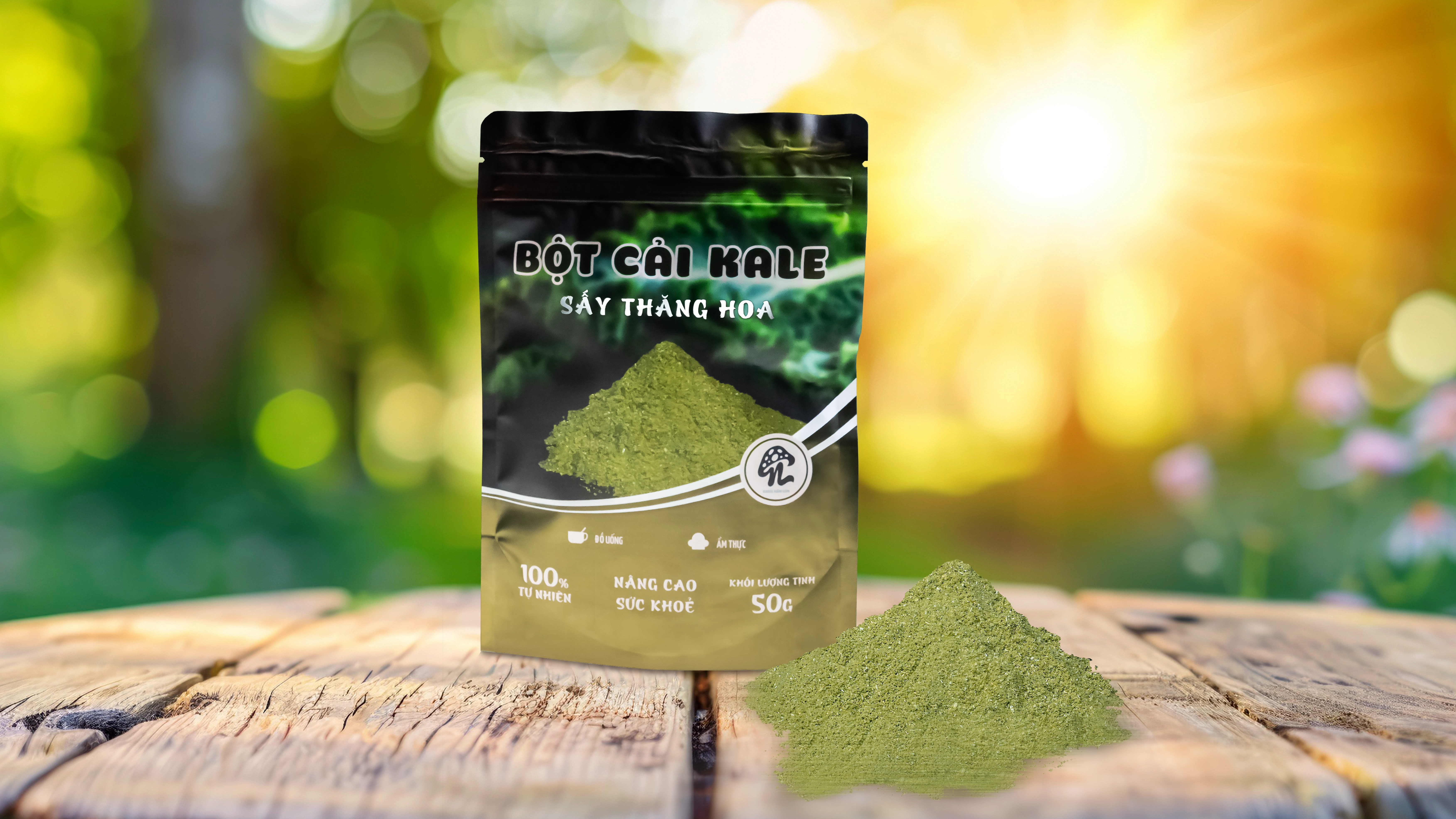 Bột cải KALE sấy thăng hoa (50g)